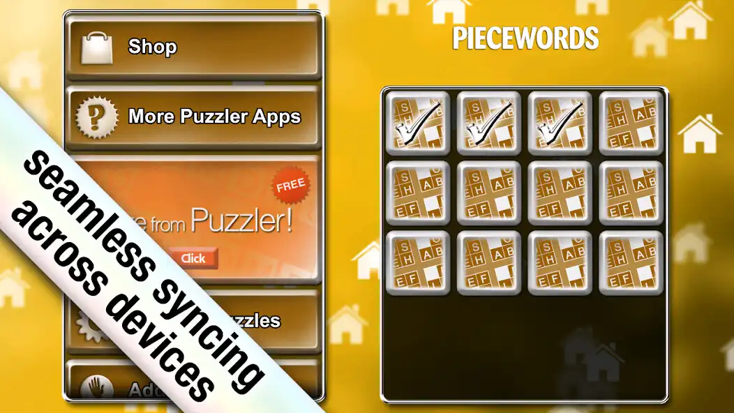 Play Piecewords Puzzler as an online game Piecewords Puzzler with UptoPlay