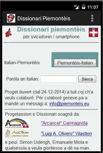 Play Piedmontese Dictionary as an online game Piedmontese Dictionary with UptoPlay