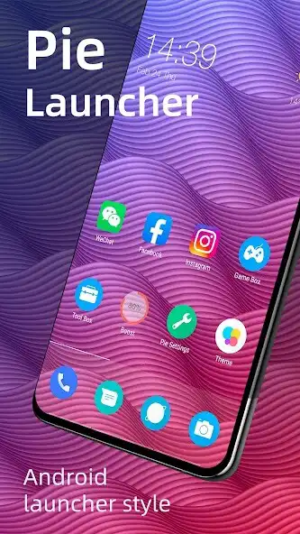Play Pie Launcher version 2022  and enjoy Pie Launcher version 2022 with UptoPlay