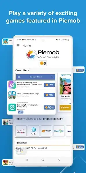 Play Piemob: Play, Shop,  Save as an online game Piemob: Play, Shop,  Save with UptoPlay