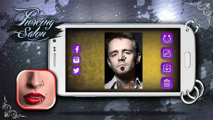 Play Piercing Salon Photo Montage