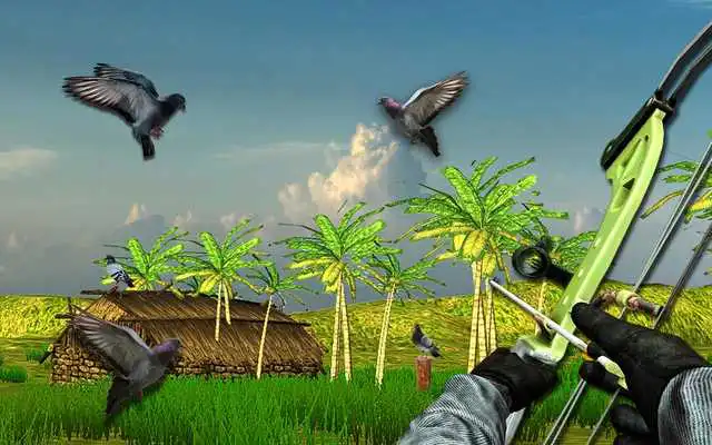 Play Pigeon Hunting 2018: Crossbow Birds Wings Shooting
