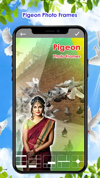 Play Pigeon Photo Editor and Frames as an online game Pigeon Photo Editor and Frames with UptoPlay