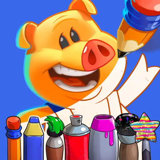 Play Piggly: Painting Colouring for beginners APK Play Piggly: Painting Colouring for beginners APK
