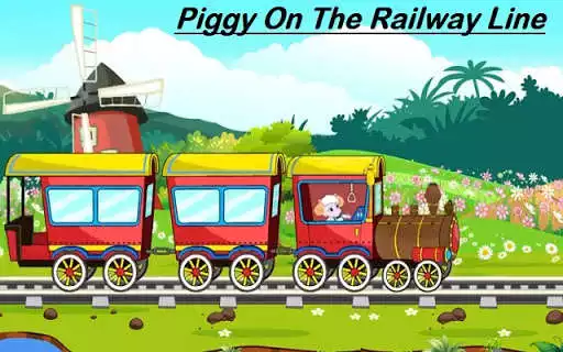 Play Piggy On The Railway Line Kids Rhyme  and enjoy Piggy On The Railway Line Kids Rhyme with UptoPlay