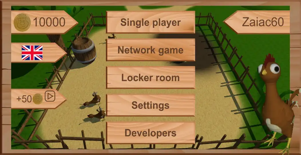 Play Piggy Warriors - farm fight as an online game Piggy Warriors - farm fight with UptoPlay