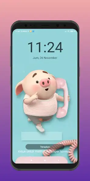 Play Pig Kawaii Cartoon Wallpaper as an online game Pig Kawaii Cartoon Wallpaper with UptoPlay