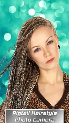 Play Pigtail Hairstyle Photo Camera