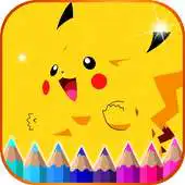 Free play online Pikachu Coloring Monster Book APK