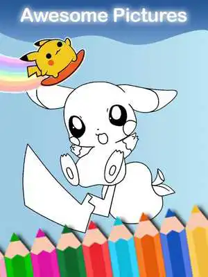 Play Pikachu Coloring Monster Book