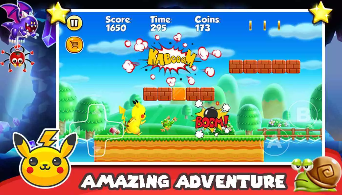 Play Pikachu GO Subway Poke-mon
