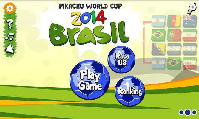 Play Pikachu - World Cup 2014 Teams