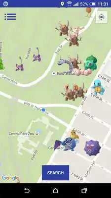Play PikaPika - A map for Pokemon