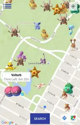 Play PikaPika - A map for Pokemon