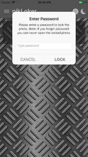 Play PikLoker - Protect Your Photos as an online game PikLoker - Protect Your Photos with UptoPlay