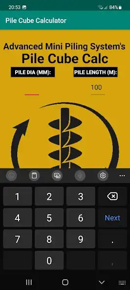 Play Pile Concrete Calculator as an online game Pile Concrete Calculator with UptoPlay