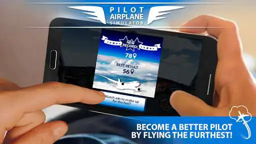 Play Pilot Airplane simulator 3D as an online game Pilot Airplane simulator 3D with UptoPlay