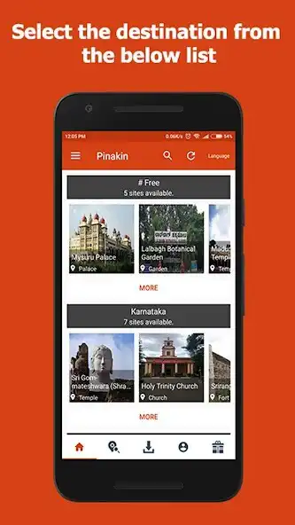 Play Pinakin - Travel Audio Guide App as an online game Pinakin - Travel Audio Guide App with UptoPlay