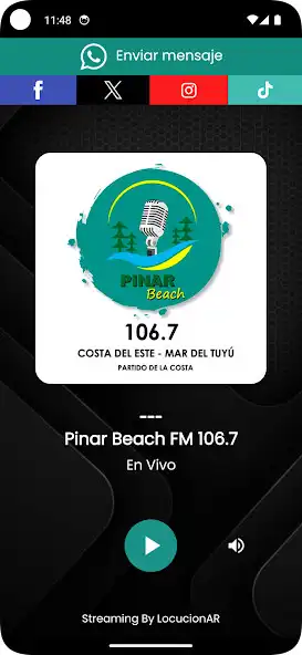 Play Pinar Beach FM 106.7  and enjoy Pinar Beach FM 106.7 with UptoPlay