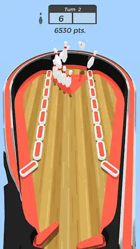 Play Pinball Bowling: Spares and strikes using flippers  and enjoy Pinball Bowling: Spares and strikes using flippers with UptoPlay