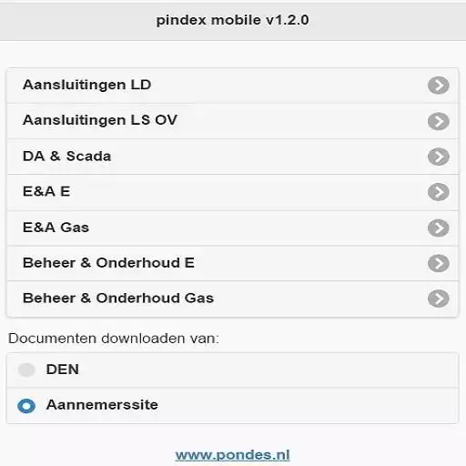 Play Pindex mobile documentenlijst APK