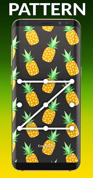 Play Pineapple Pattern Lock Screen as an online game Pineapple Pattern Lock Screen with UptoPlay