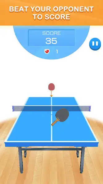 Play Ping Pong Battle -Table Tennis as an online game Ping Pong Battle -Table Tennis with UptoPlay
