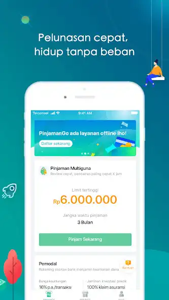 Play PinjamanGo-Pinjaman Uang cepat as an online game PinjamanGo-Pinjaman Uang cepat with UptoPlay