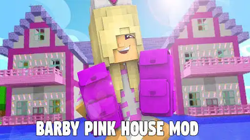 Play Pink Barby Mod in Minecraft PE as an online game Pink Barby Mod in Minecraft PE with UptoPlay