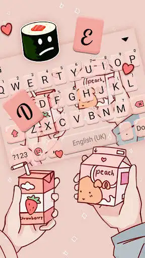 Play Pink Berry Cheers Keyboard Background as an online game Pink Berry Cheers Keyboard Background with UptoPlay