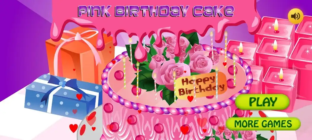 Play Pink Birthday Cake Decor  and enjoy Pink Birthday Cake Decor with UptoPlay