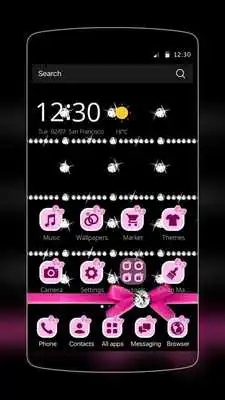 Play Pink Black Diamond Bowknot