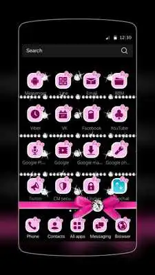 Play Pink Black Diamond Bowknot