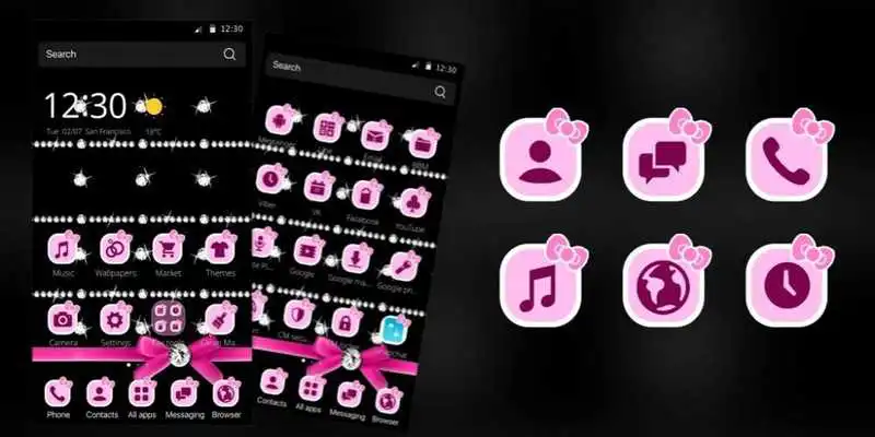 Play Pink Black Diamond Bowknot