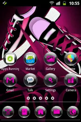 Play Pink Black Theme