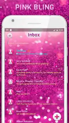 Play Pink Bling SMS Theme