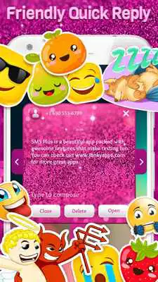 Play Pink Bling SMS Theme