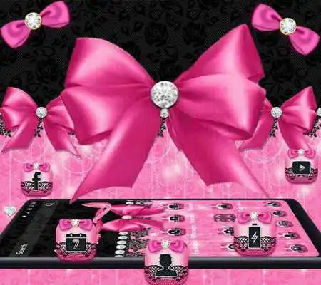 Play Pink Bow Diamond Glitter Theme