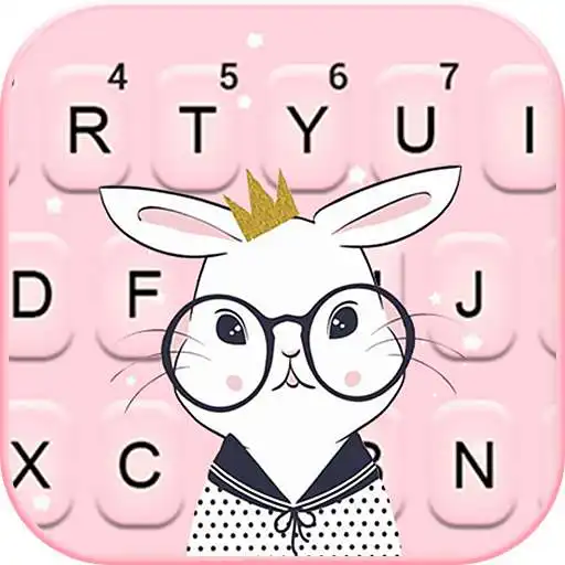 Play Pink Bunny Keyboard Theme APK