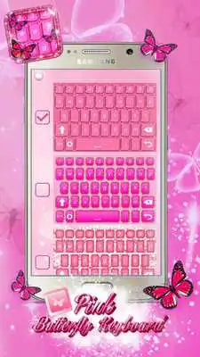 Play Pink Butterfly Keyboard Theme