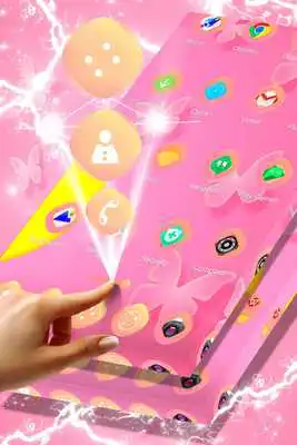 Play Pink Butterfly Launcher