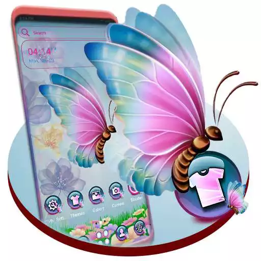 Play Pink Butterfly Launcher Theme APK Play Pink Butterfly Launcher Theme APK