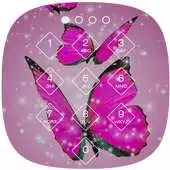 Free play online Pink Butterfly Lock Screen APK
