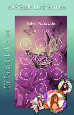 Play Pink Butterfly Lock Screen