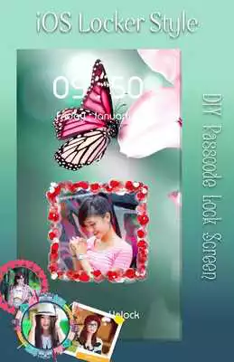 Play Pink Butterfly Lock Screen