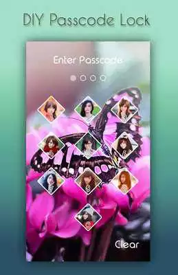 Play Pink Butterfly Lock Screen