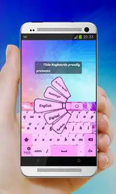 Play Pink Candy GO Keyboard