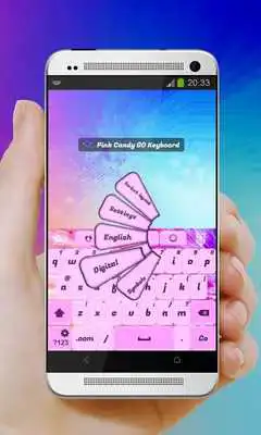 Play Pink Candy GO Keyboard
