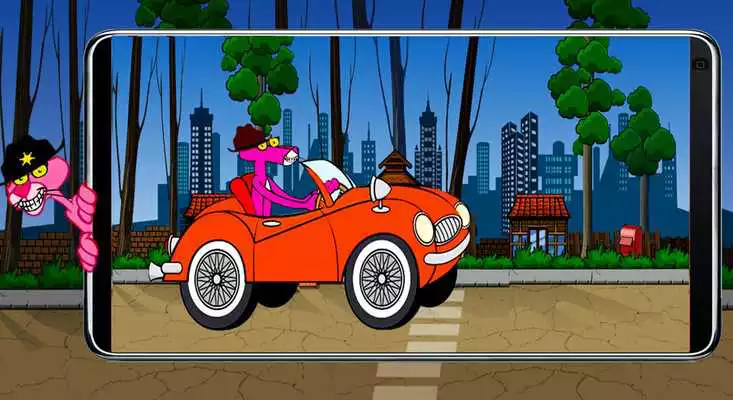 Play Pink Car Panter Drive