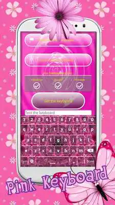Play Pink Color Keyboard Themes